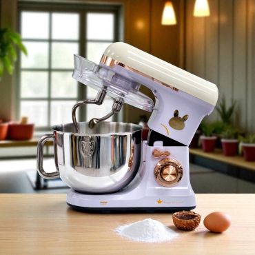 7L 雙軸桌上型多功能抬頭式攪拌機-撞色系列